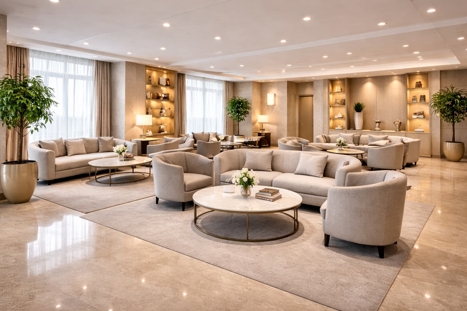 Interior of premium entertainment venue